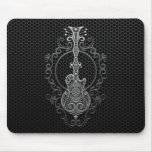 Intricate Guitar on Steel Mesh Mouse Pad