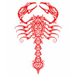 Intricate Scorpion (red) t-shirts