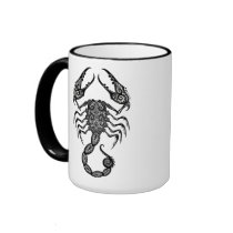 Intricate Tribal Scorpio Mug