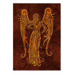 Intrictate Stone Virgo Symbol Business Cards