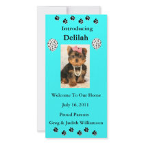 Introduce Your Adopted Pet Photo Card