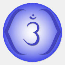Intuition Chakra - Ajna Round Sticker