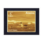 Inuit Kayak Gallery Wrap Canvas