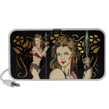 Invasion Of Amazon Women iPod Speaker