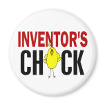 INVENTOR’S CHICK magnets