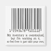 INVENTORY REFRIGERATOR MAGNETS