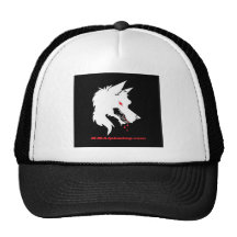 inverse logo mesh hats