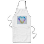 Inverse Rainbow Heart aprons