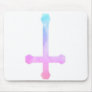 Inverted Pastel Cross Mousepad