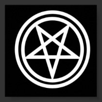 Inverted pentagram poster posters