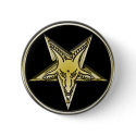 Inverted Pentagram with Golden Goat Head buttons