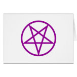 Inverted Purple Pentagram Gear Cards