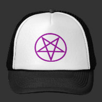 Inverted Purple Pentagram Gear hats