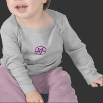 Inverted Purple Pentagram Gear t-shirts