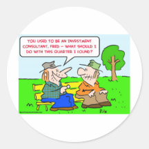 investment consultant quarter sticker