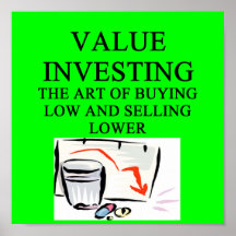 investments joke poster