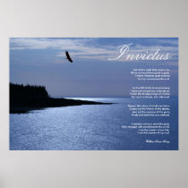 Invictus ~ Inspirational Poem Poster