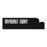 invisible arMy buMper sticker bumper stickers