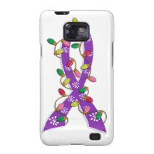 Invisible Illness Christmas Lights Ribbon Samsung Galaxy Case