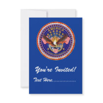 Invitation 3.5" x 5" America not forgotten....