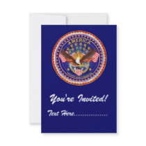 Invitation 3.5" x 5" America not forgotten....