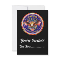 Invitation 3.5" x 5" America not forgotten....