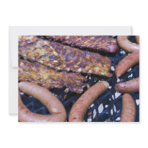 Invitation, Barbecue, links and Ribs