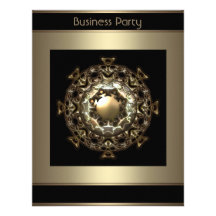 Invitation beige Black Bronze Metal Jewel