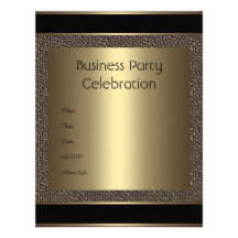 Invitation Business Brown Black Bronze Pebble