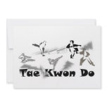 invitation card martial arts belt Tae Kwon Do
