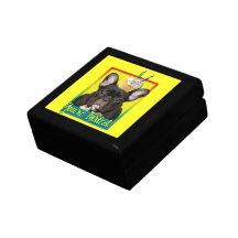 Invitation Cupcake 2 Year Old - French Bulldog Keepsake Boxes