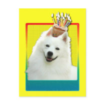 Invitation Cupcake - American Eskimo