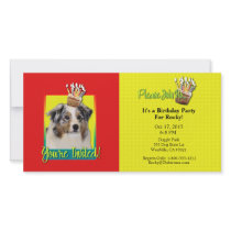 Invitation Cupcake - Australian Shepherd