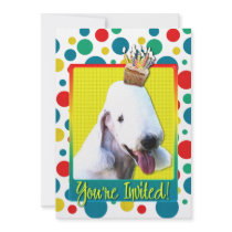 Invitation Cupcake - Bedlington Terrier