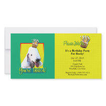 Invitation Cupcake - Bedlington Terrier