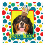 Invitation Cupcake - Bernese Mountain Dog