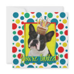 Invitation Cupcake - Boston Terrier