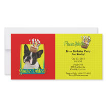 Invitation Cupcake - Boston Terrier
