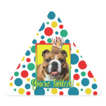 Invitation Cupcake - Bulldog - Dark