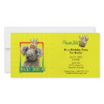 Invitation Cupcake - Koala Photo Card Template