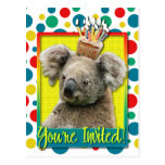 Invitation Cupcake - Koala Post Card