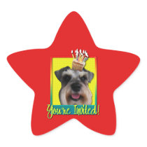 Invitation Cupcake - Schnauzer