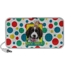 Invitation Cupcake - Springer Spaniel - Baxter Travelling Speaker