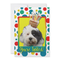Invitation Cupcake - Tibetan Terrier