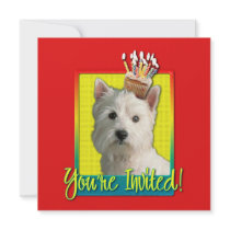 Invitation Cupcake - West Highland Terrier