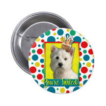Invitation Cupcake - West Highland Terrier Pins