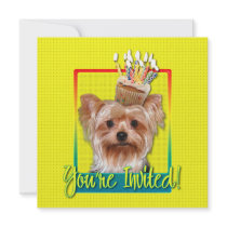 Invitation Cupcake - Yorkshire Terrier