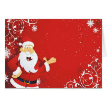 Invitation du P�re-No�l - Carte De Vœux