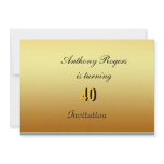 Invitation Elegant Men's Birthday Party