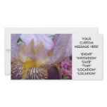 INVITATION Events Iris Flowers CUSTOM Party Invite photo cards